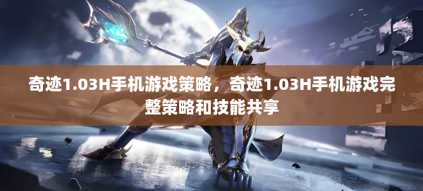 奇迹1.03H手机游戏策略，奇迹1.03H手机游戏完整策略和技能共享
